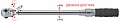 Динамометрический ключ двухсторонний 
3/4&quot; 75-450Нм Licota AQP-N60450