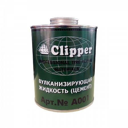 Клей для холодной вулканизации A001, 1 л, зеленый 
CLIPPER