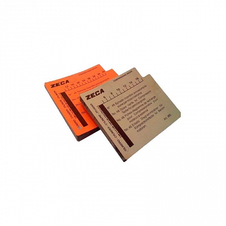 Комплект сменных карточек для компрессографа 
8-40 бар, 50 шт., ZECA 366
