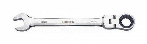 Ключ комбинированный трещоточный 100 зубьев 
13 мм Licota ARW-76M13