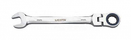 Ключ комбинированный трещоточный 100 зубьев 
13 мм Licota ARW-76M13