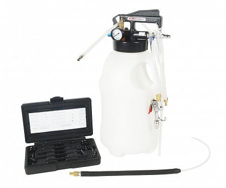 Приспособление для перекачивания масла 
и технических жидкостей с пневматическим приводом, емкость 10л. JTC-4252