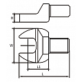 Насадка для динамометрического ключа рожковая 10 мм Licota AQC-D091210