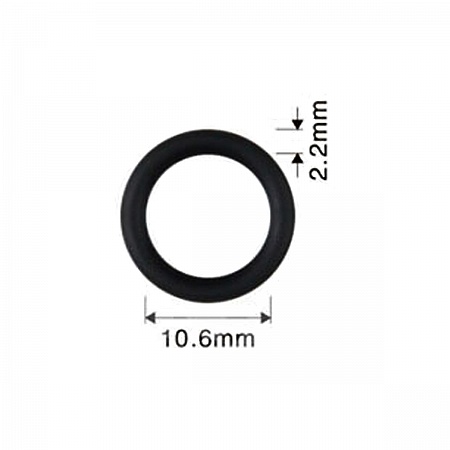 92-119 Уплотнительное кольцо форсунки VAG нижнее, 
10,6х2,2 мм, 12 шт.
