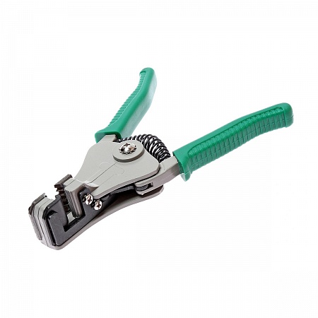 Клещи для снятия изоляции с кабелей 0.5-2.0 
мм (зеленые ручки). JTC-5618A